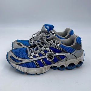 New K-Swiss Womens Run Size 8 Tubes Blue  Running Shoes Marathon Triathlon Gym